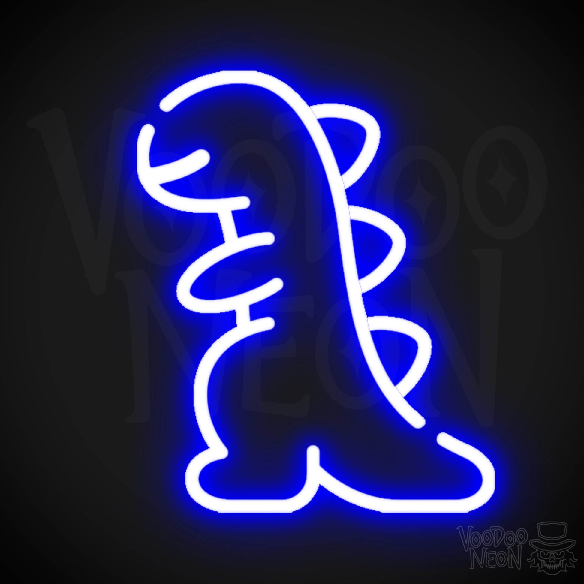 Neon Dinosaur Sign. LED Wall Art