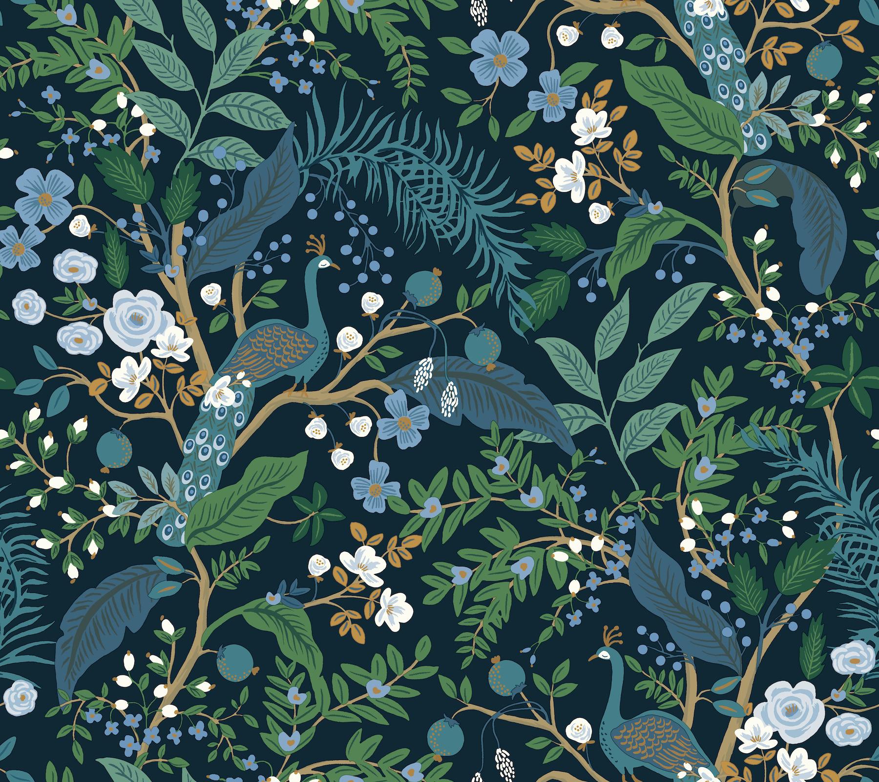 Rifle Paper Co. Peacock Garden Navy