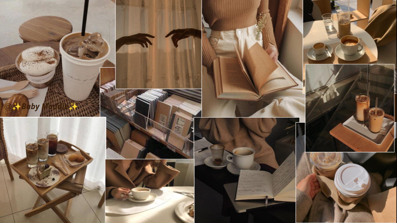 Coffee Brown Aesthetic Wallpaper For PC