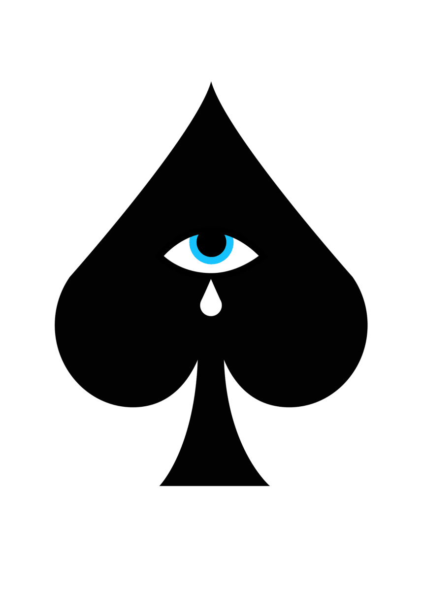 Ace Of Spades Black. Rebel