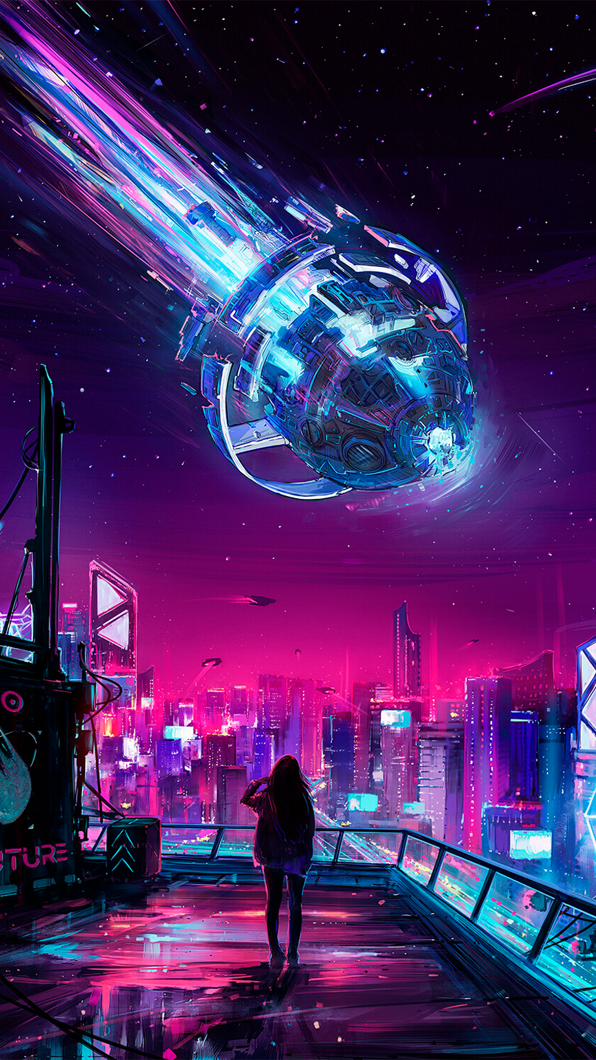 CYBERPUNK AMOLED WALLPAPER, cyberpunk