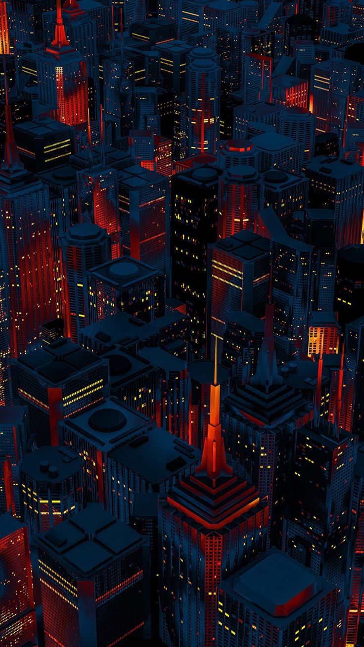 AMOLED Architecture Wallpaper. City
