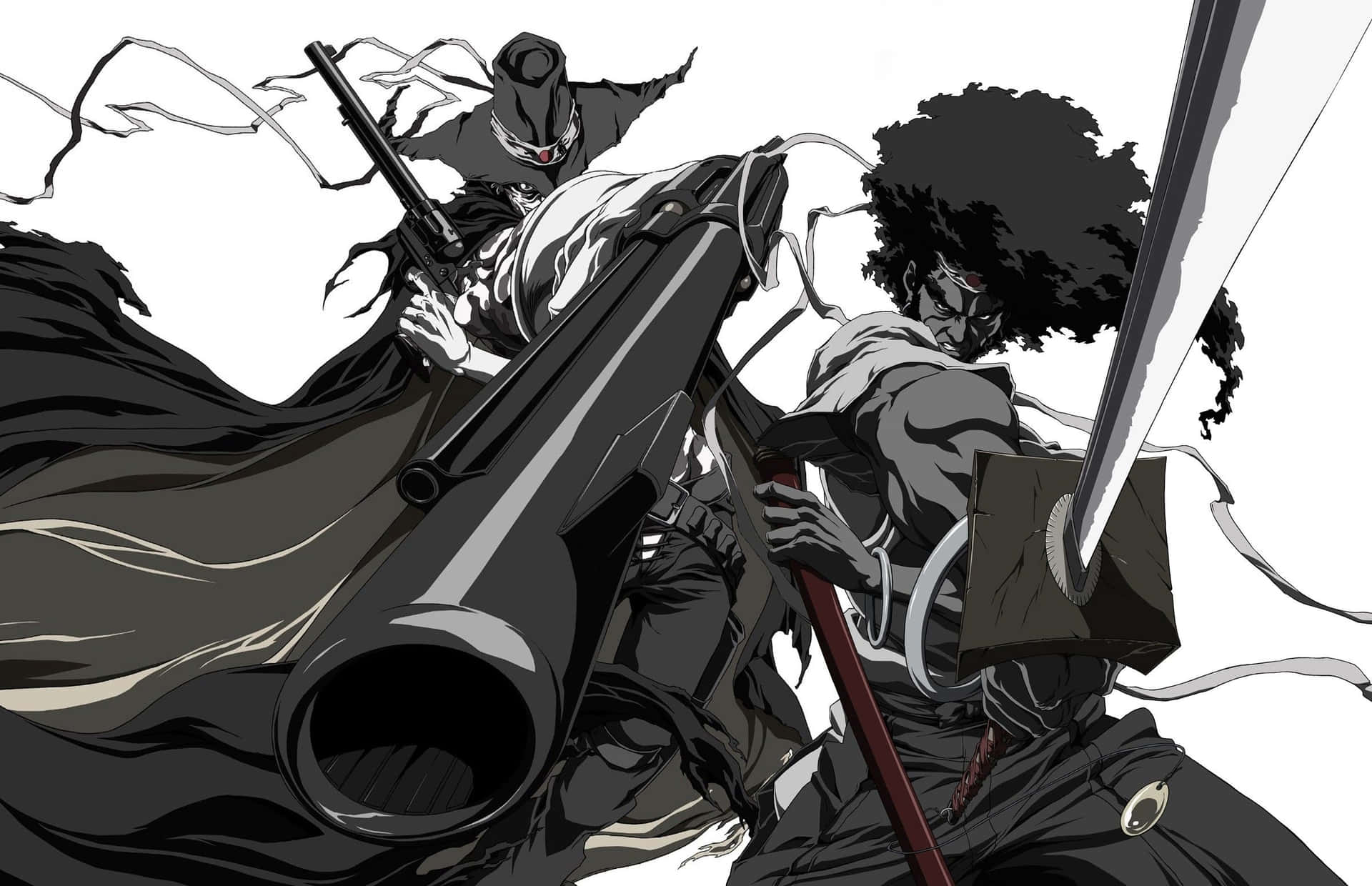 Afro Samurai in Battle Mode Wallpaper