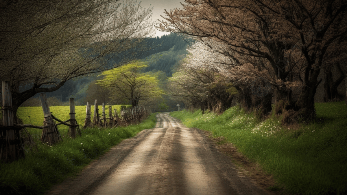 Trees In Spring Background