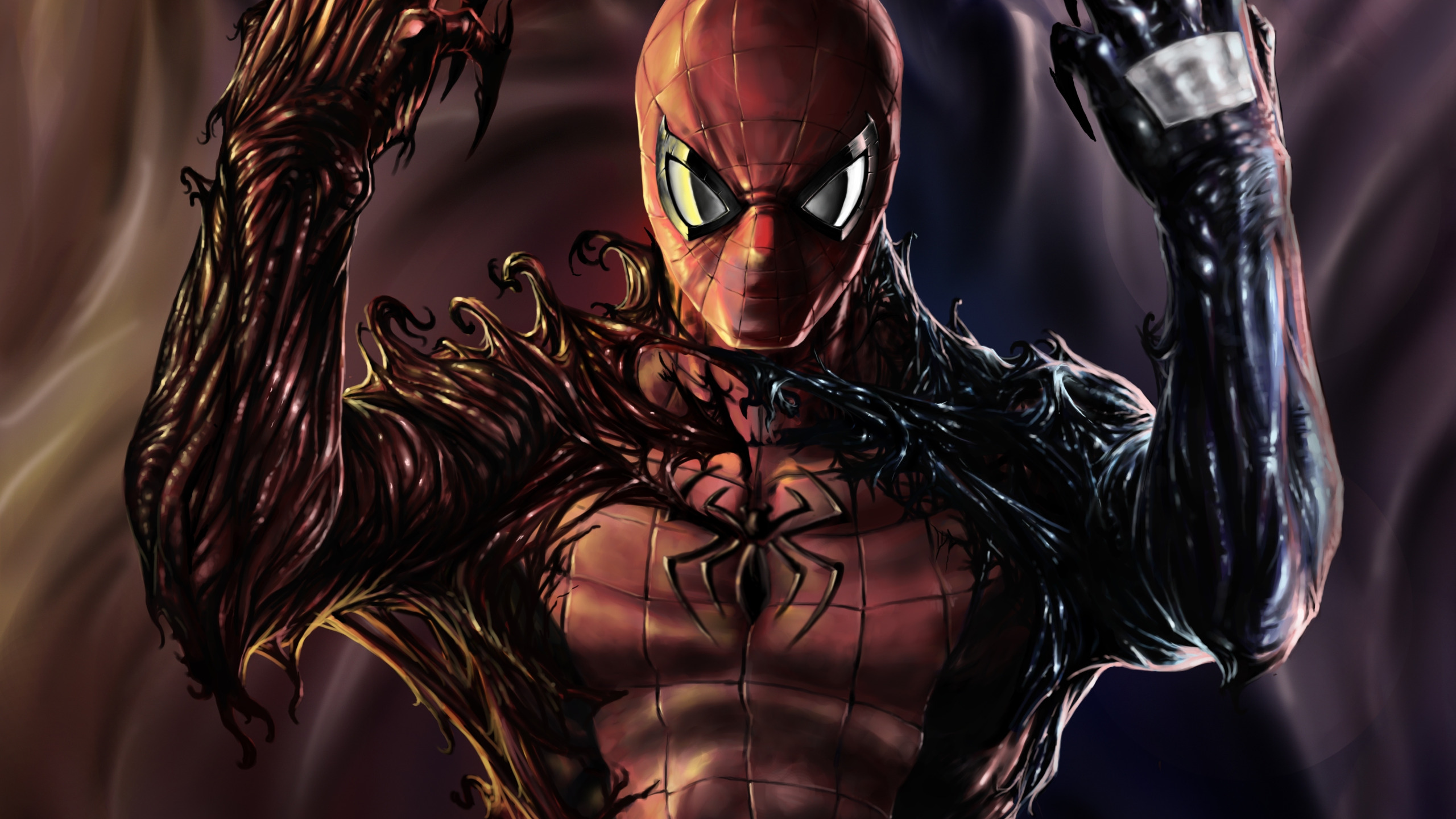 Download Wallpaper Spider Man, Venom