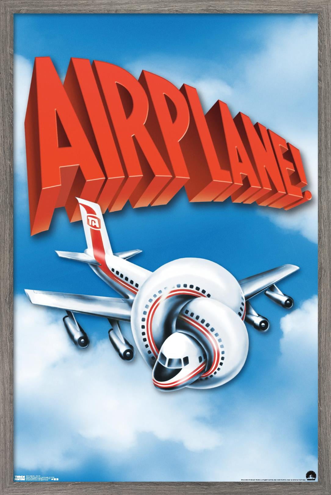 Airplane Art Wall Poster, 14.725