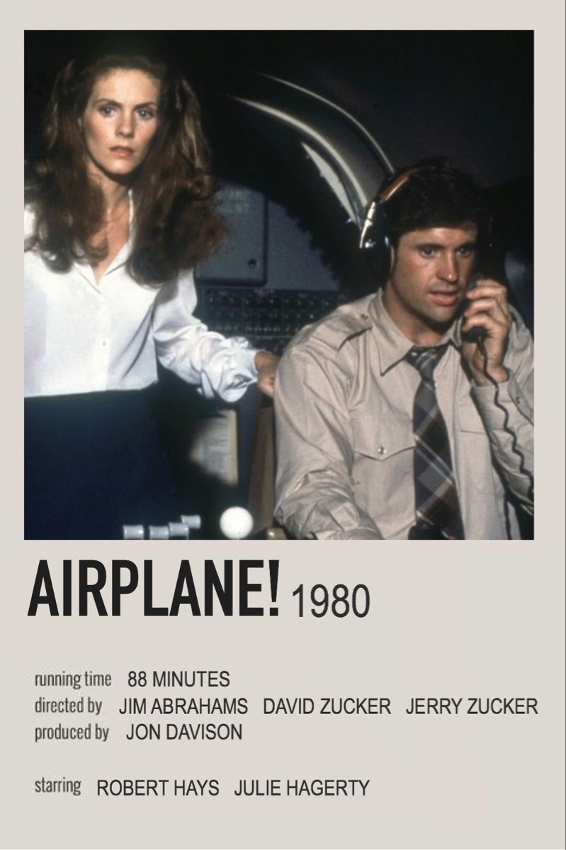 Airplane! Comedy Movie Poster