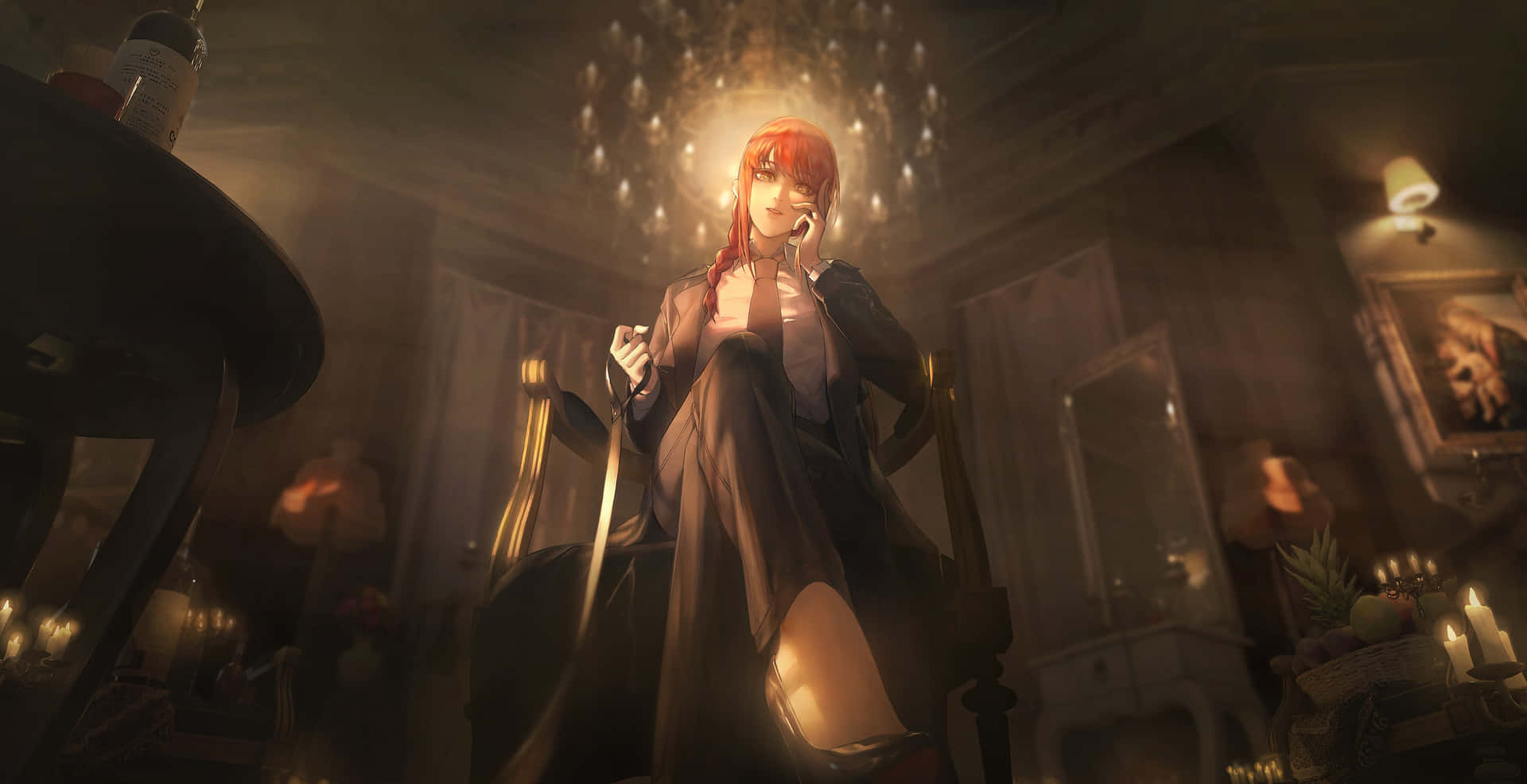 Makima Chainsaw Man Wallpaper