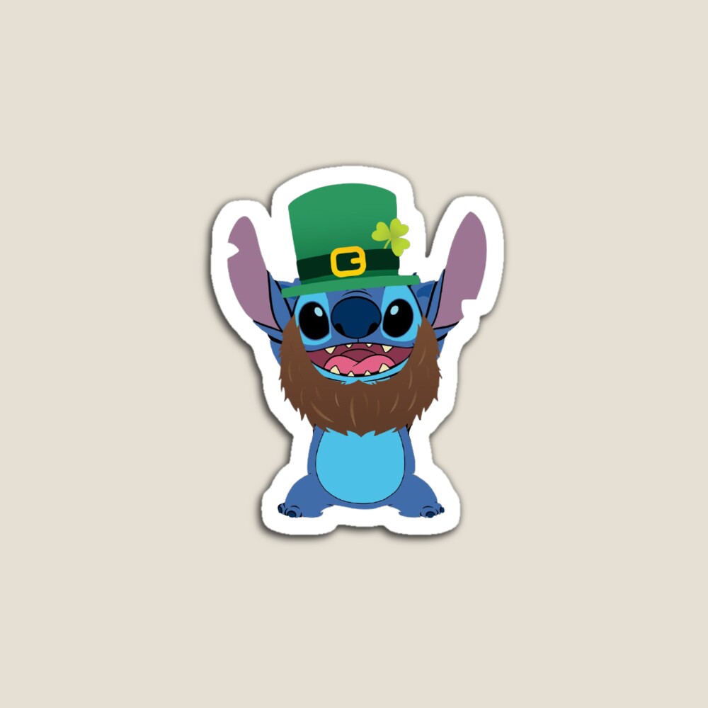St. Patrick's Day Stitch Sticker