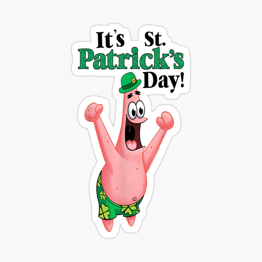 Spongebob St. Patrick's day Poster