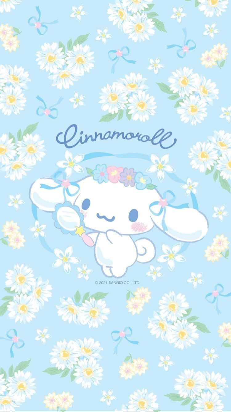 adorable Cinnamoroll phone! Wallpaper