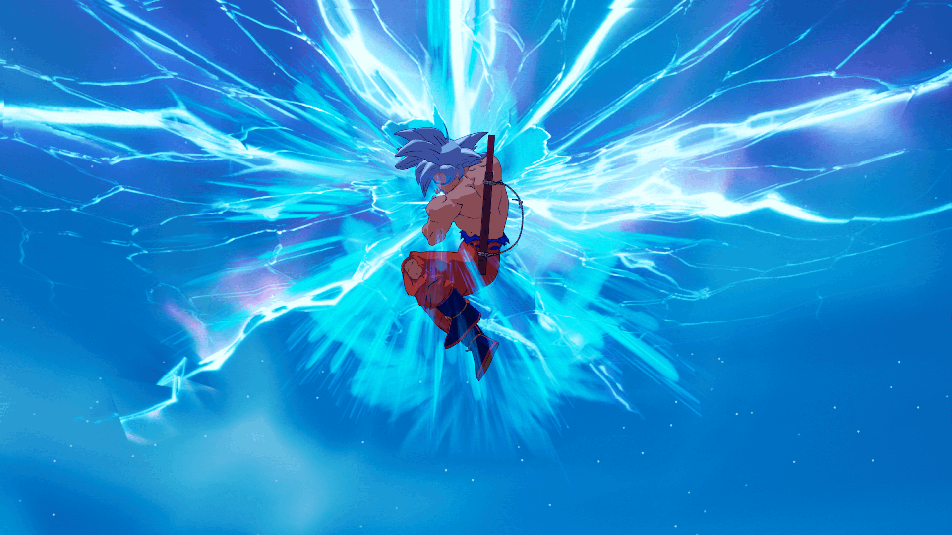 cool angle of a Kamehameha charge