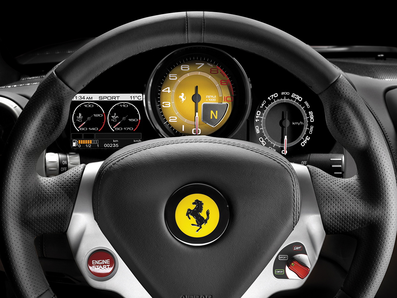 Photos Ferrari Steering wheel auto