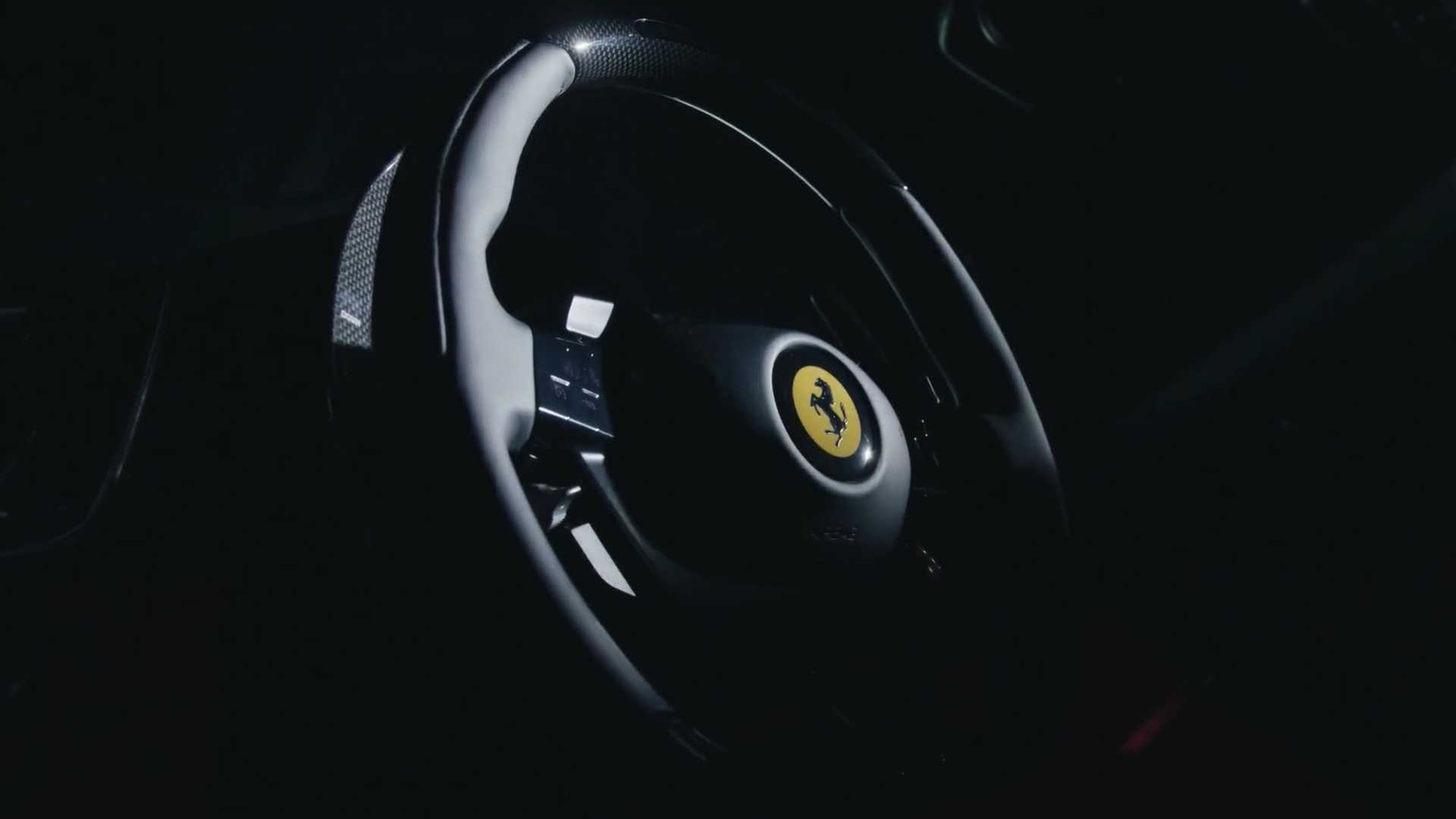Ferrari Teases Steering Wheel Of