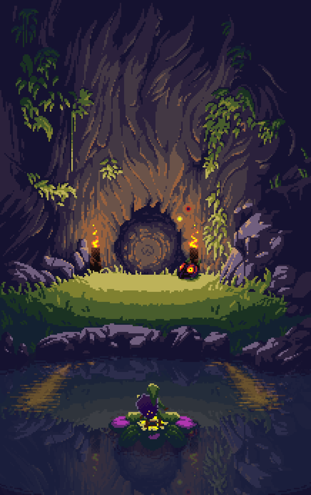 Pixel art landscape, Pixel art games