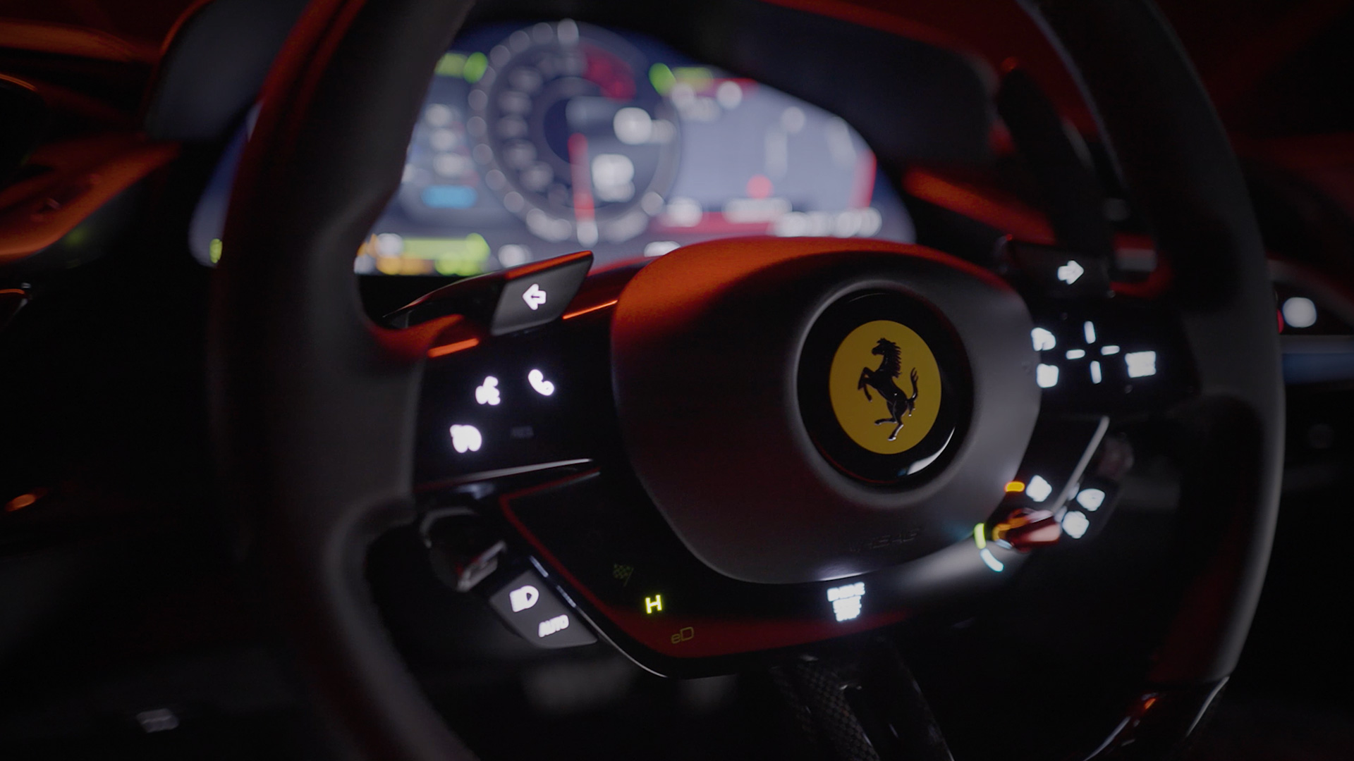 Ferrari SF90 Stradale. Steering Wheel