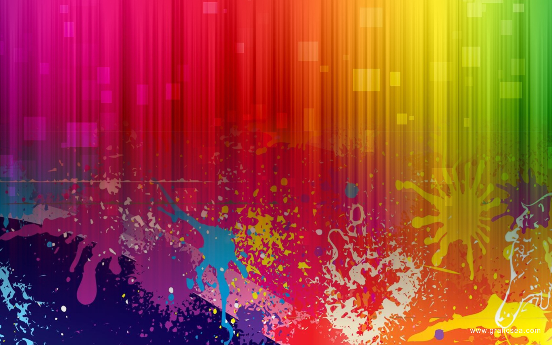 Colors Splash, Multi Color Background