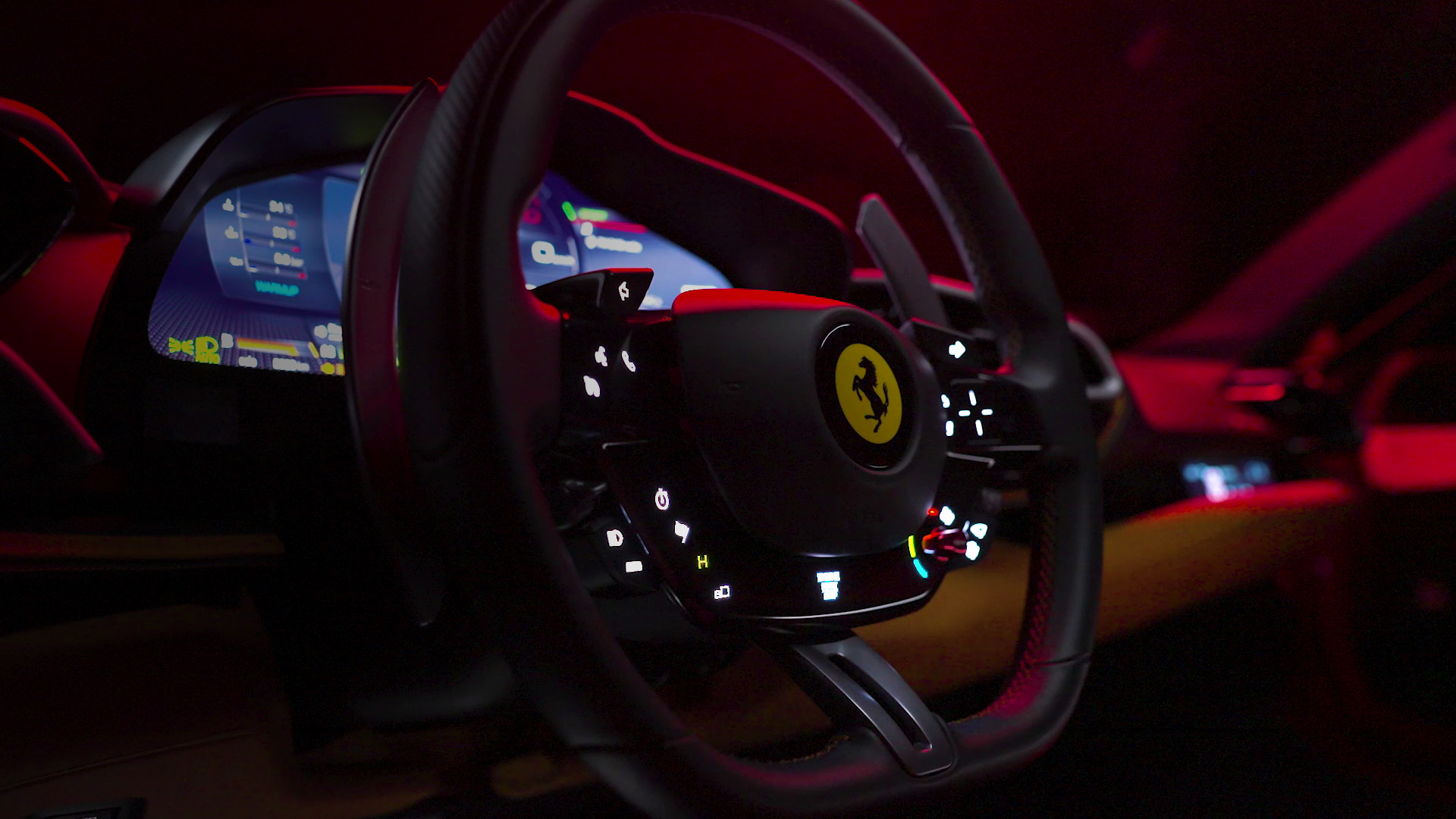 Ferrari 296 GTB. Steering Wheel: Guide
