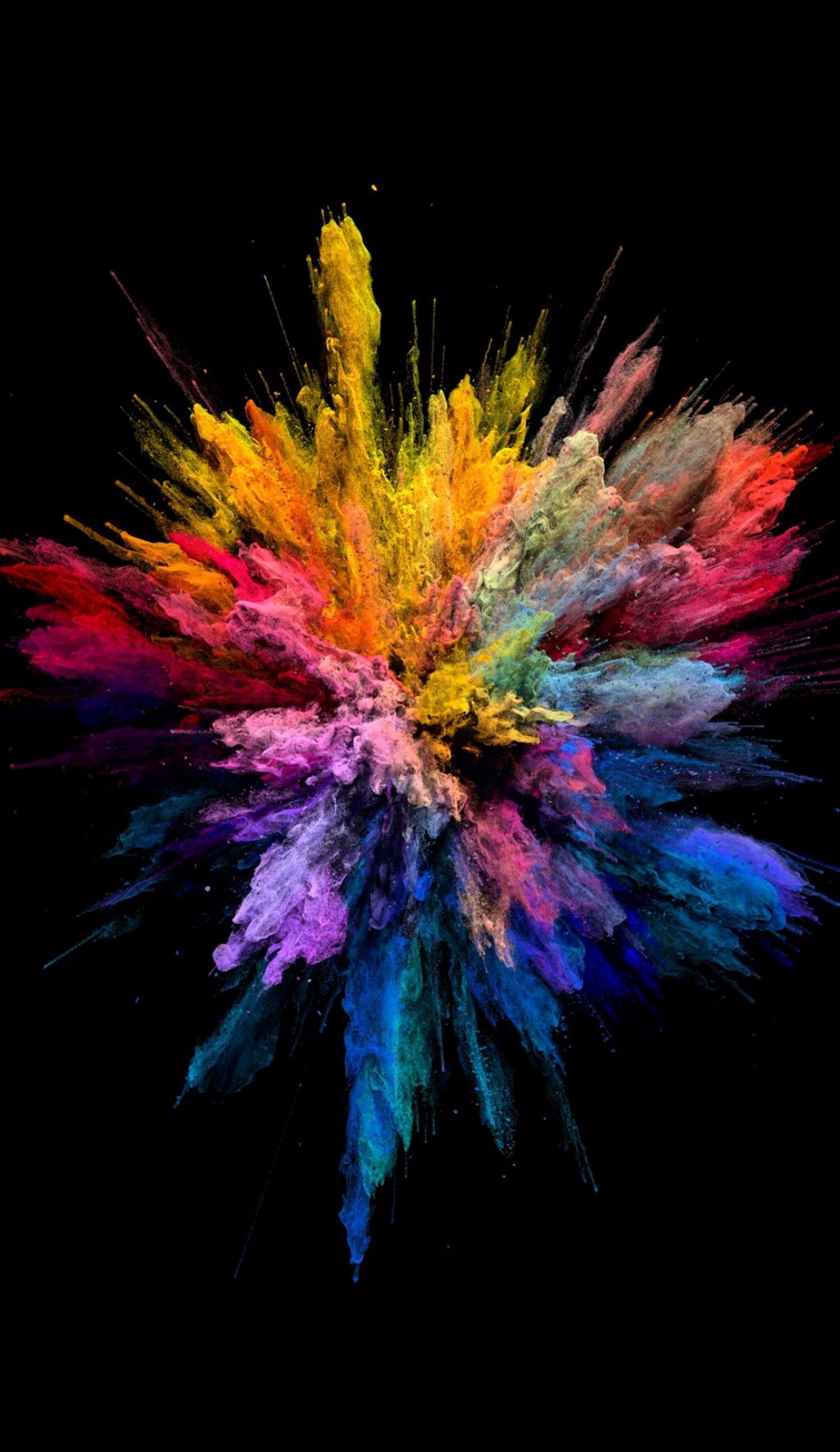Color Splash iPhone Wallpaper