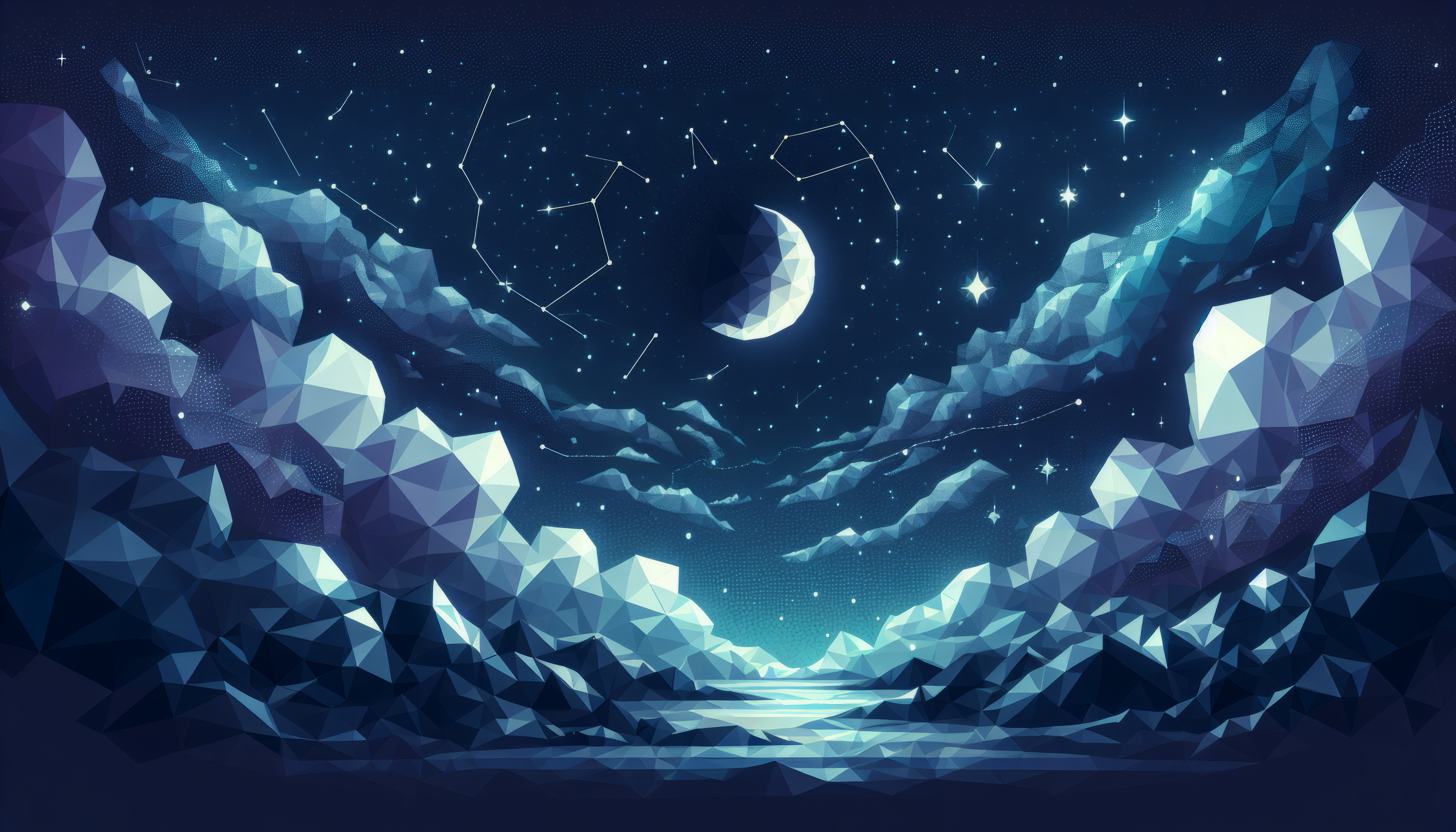 Starry Night Sky HD Wallpaper