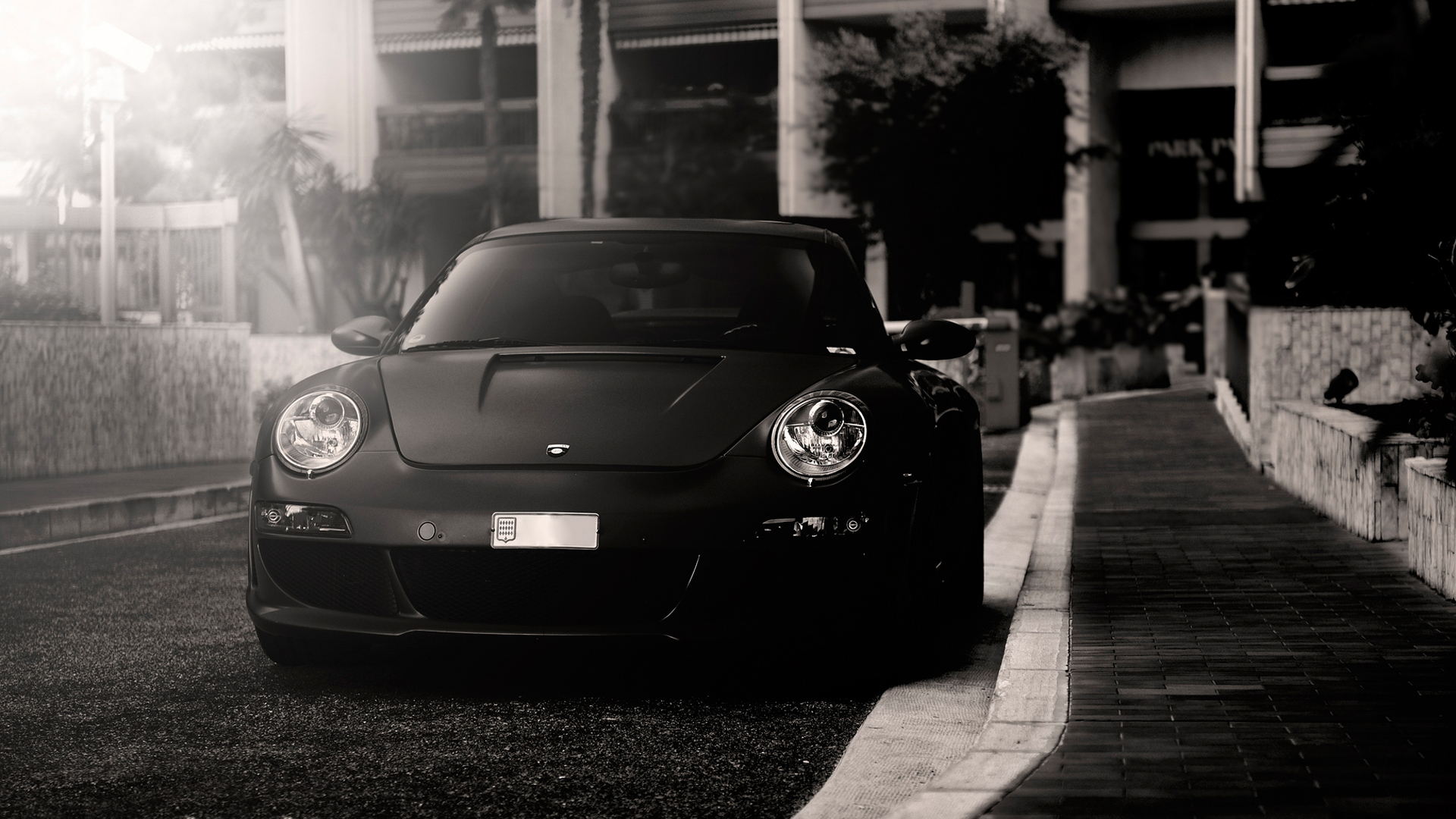 Image Porsche Black Cars 1920x1080