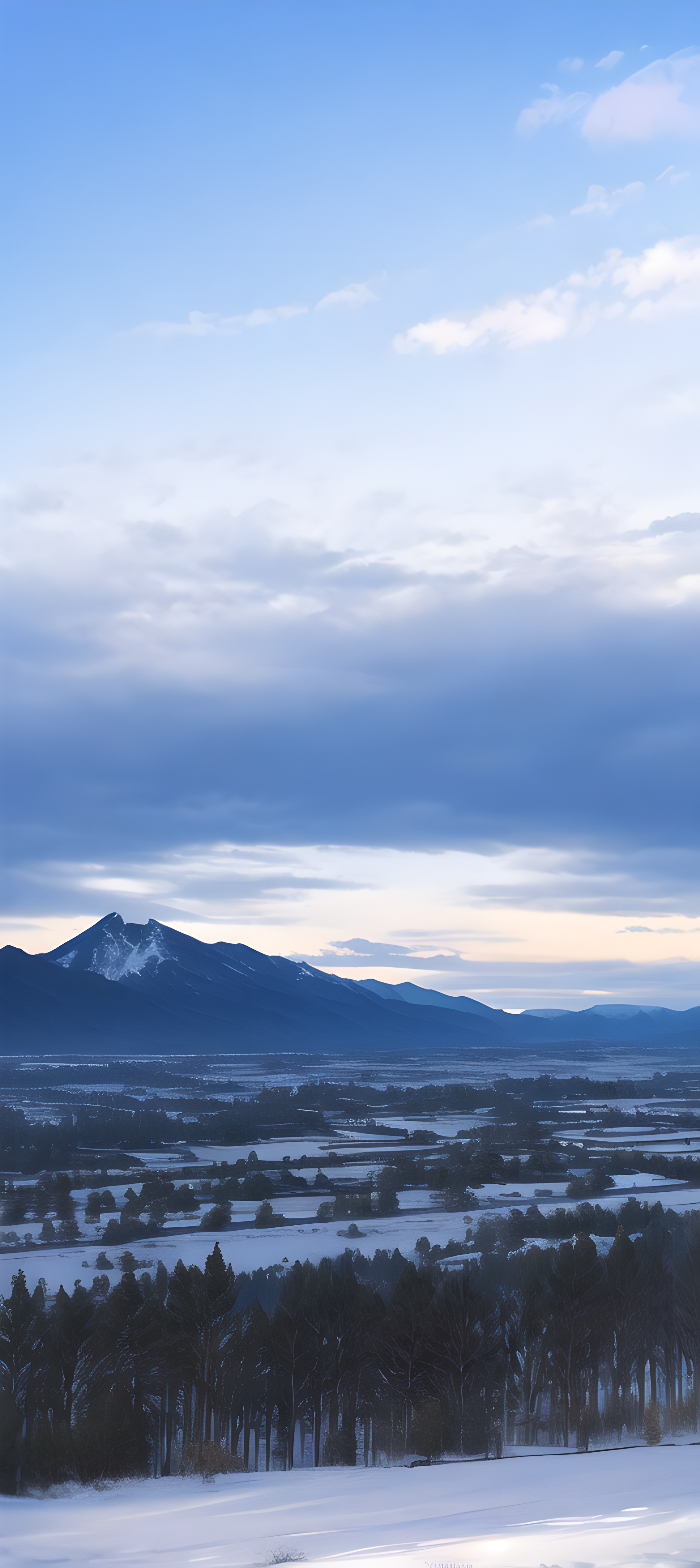 Nature wallpaper 1080x2400 AI
