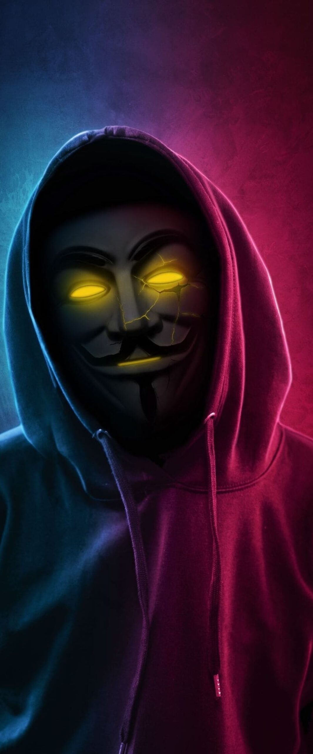 Anonymous Hacker iPhone Wallpaper 4k