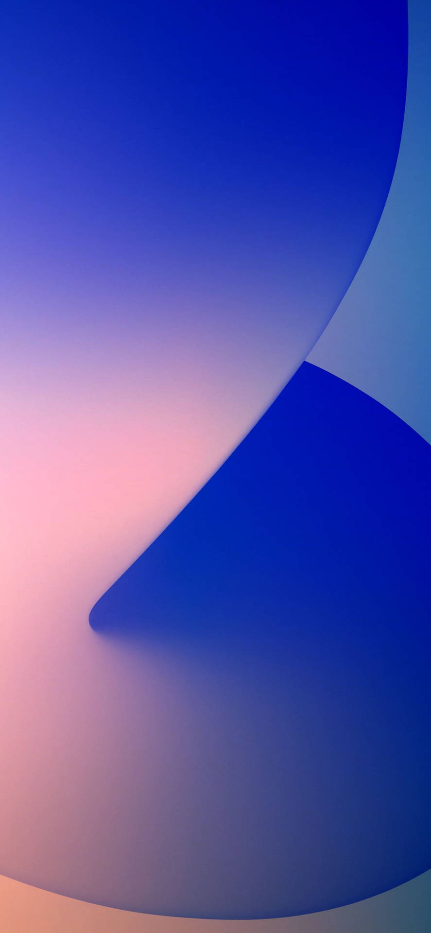 iPhone 14 Color Gradient Blue Wallpaper