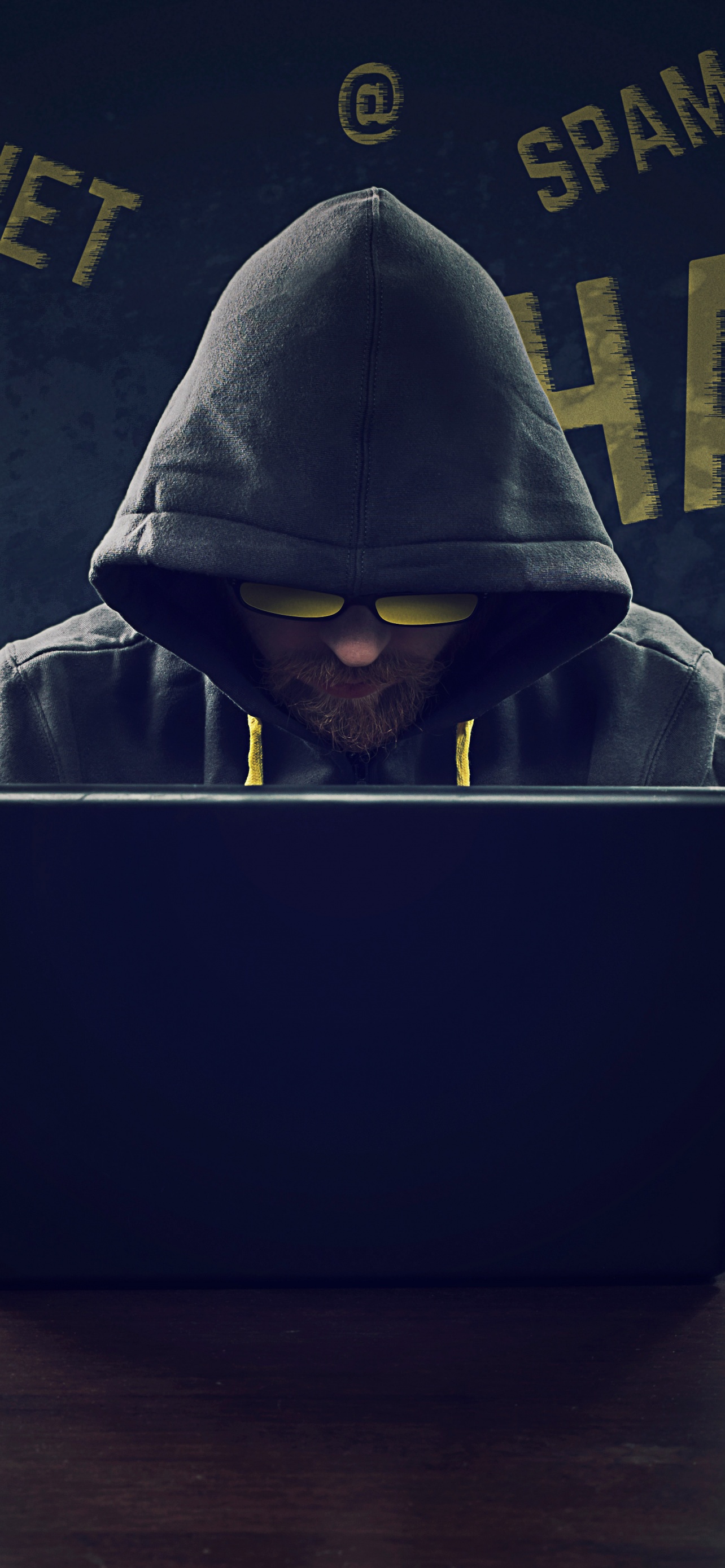 Hacker Wallpaper 4K, Laptop, Hoodie