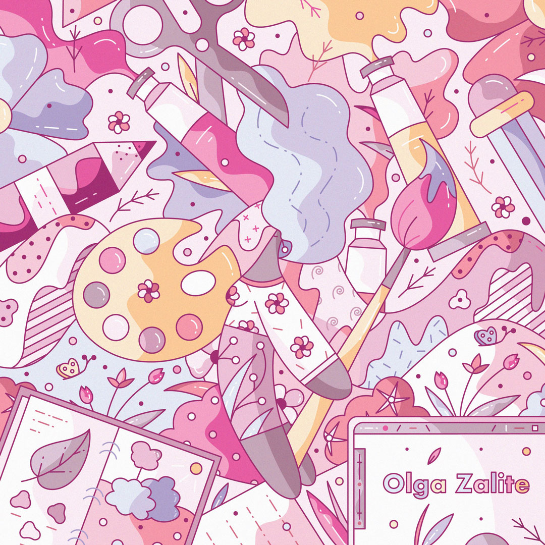 illustration career with Olga Zalite