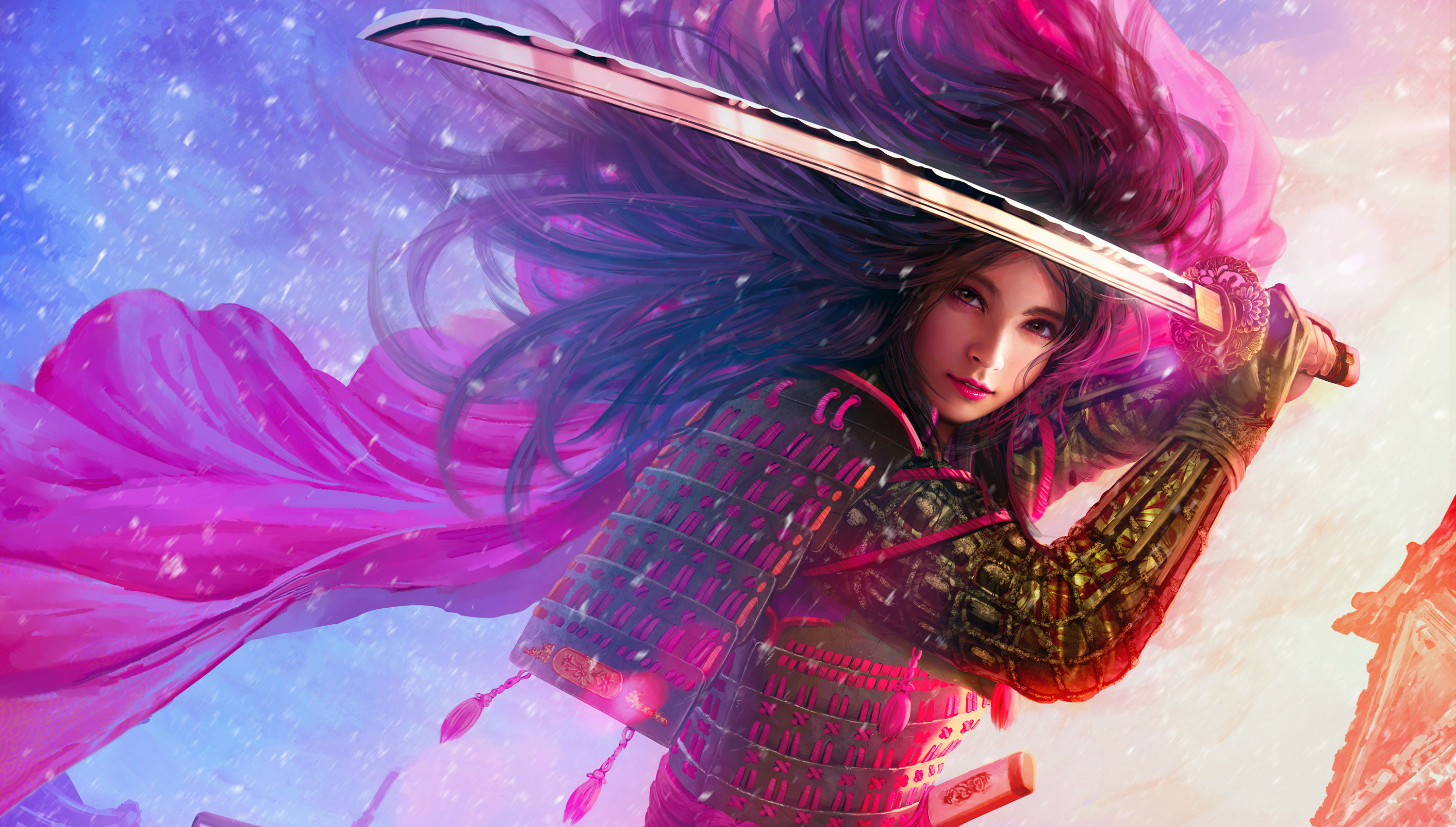 Download Fantasy Samurai HD Wallpaper