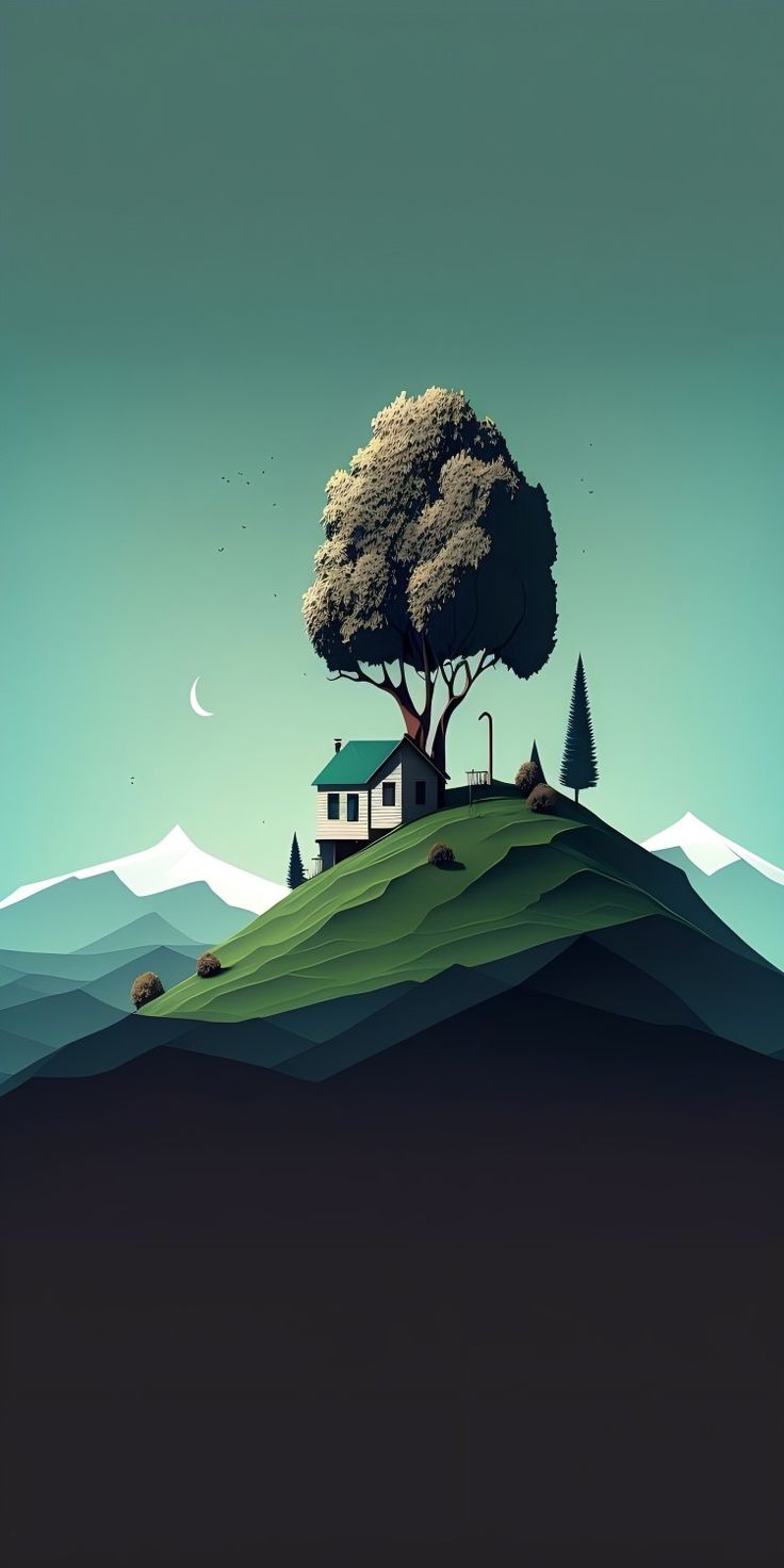 Wallpaper. Landscape wallpaper