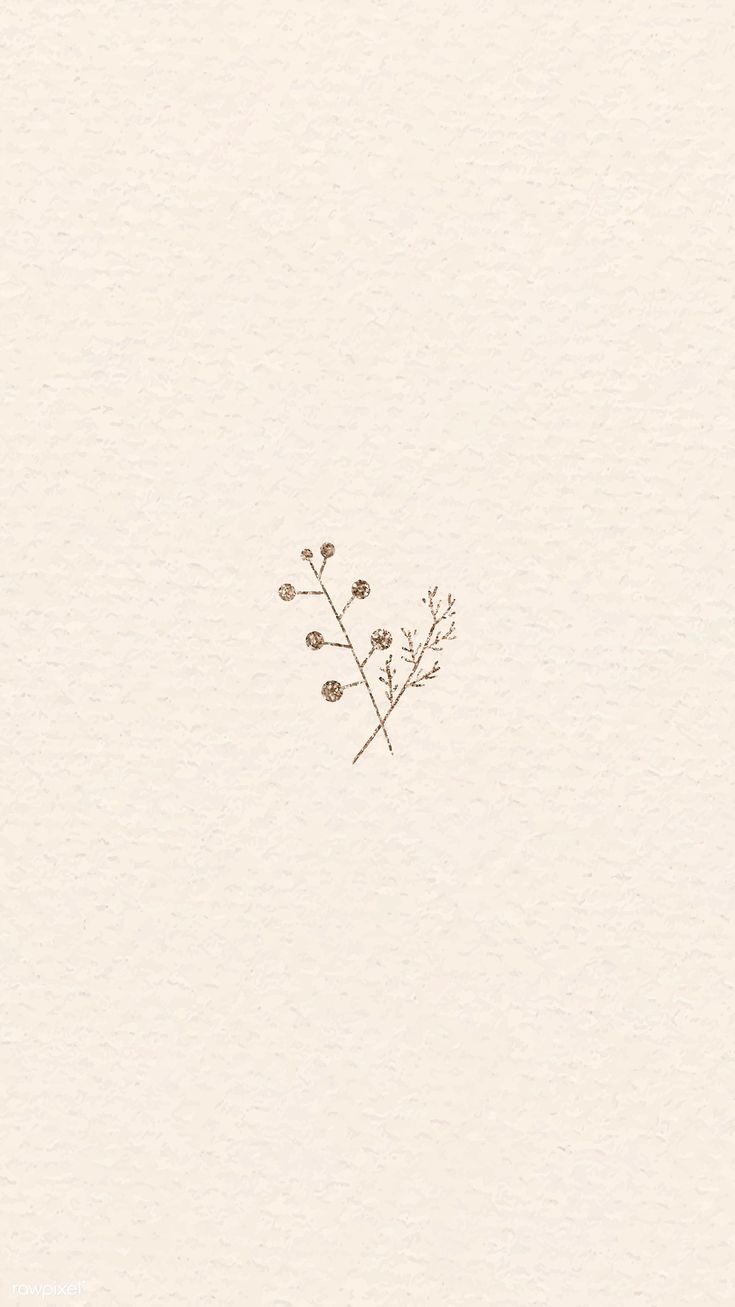 Botanical mobile phone wallpaper vector