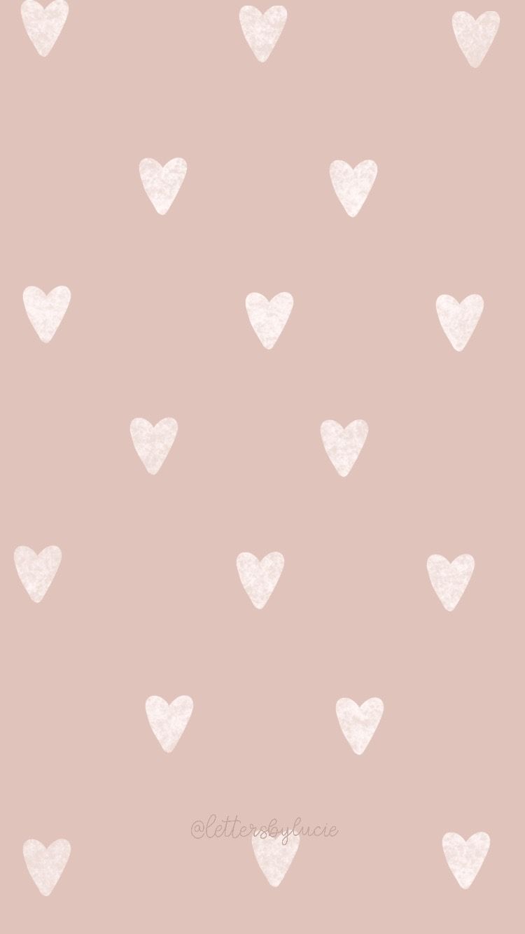 Heart phone wallpaper, background