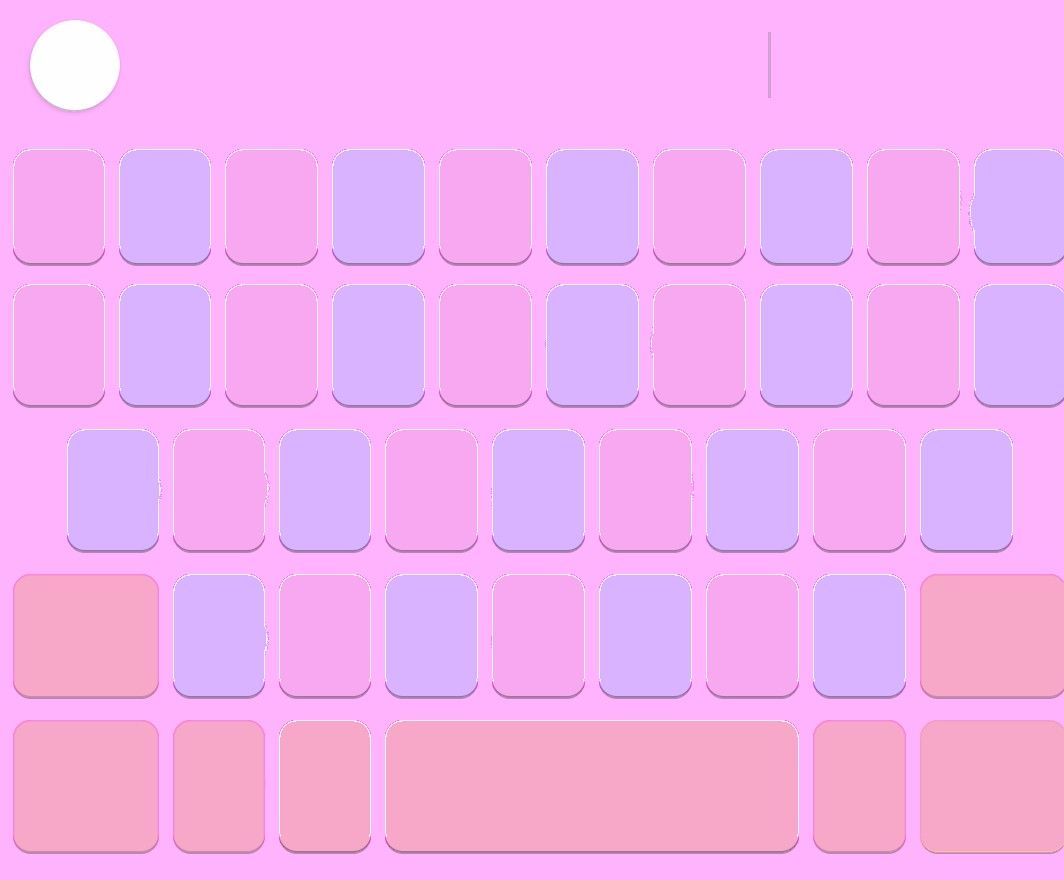 pink 'n' purple theme keyboard