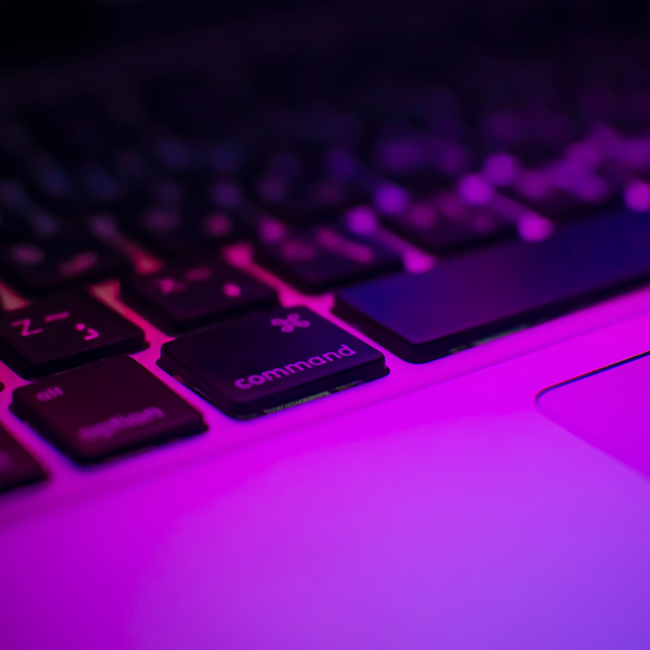 MacBook keyboard Wallpaper 4K, Apple