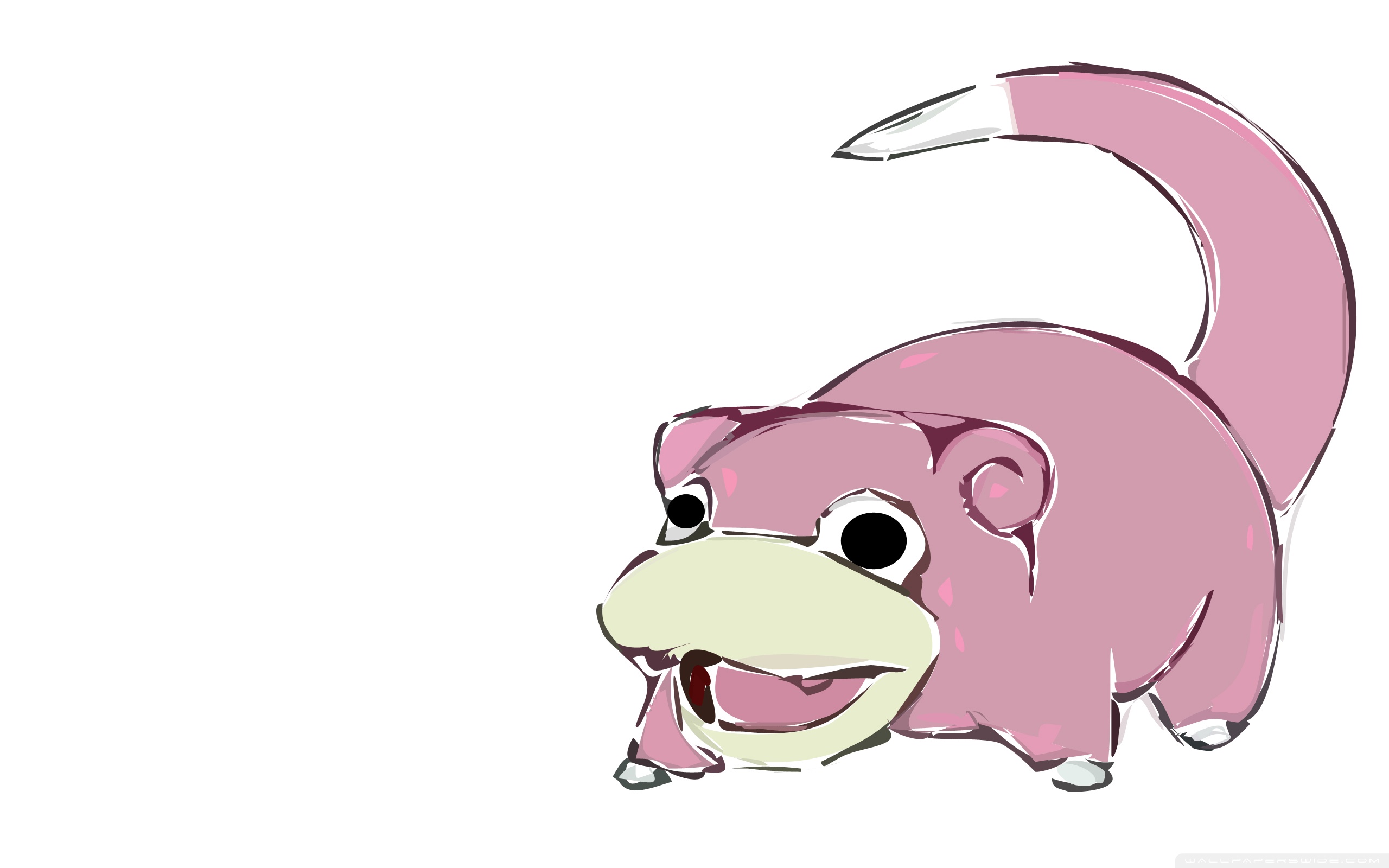 Slowpoke Pokemon Ultra HD Desktop