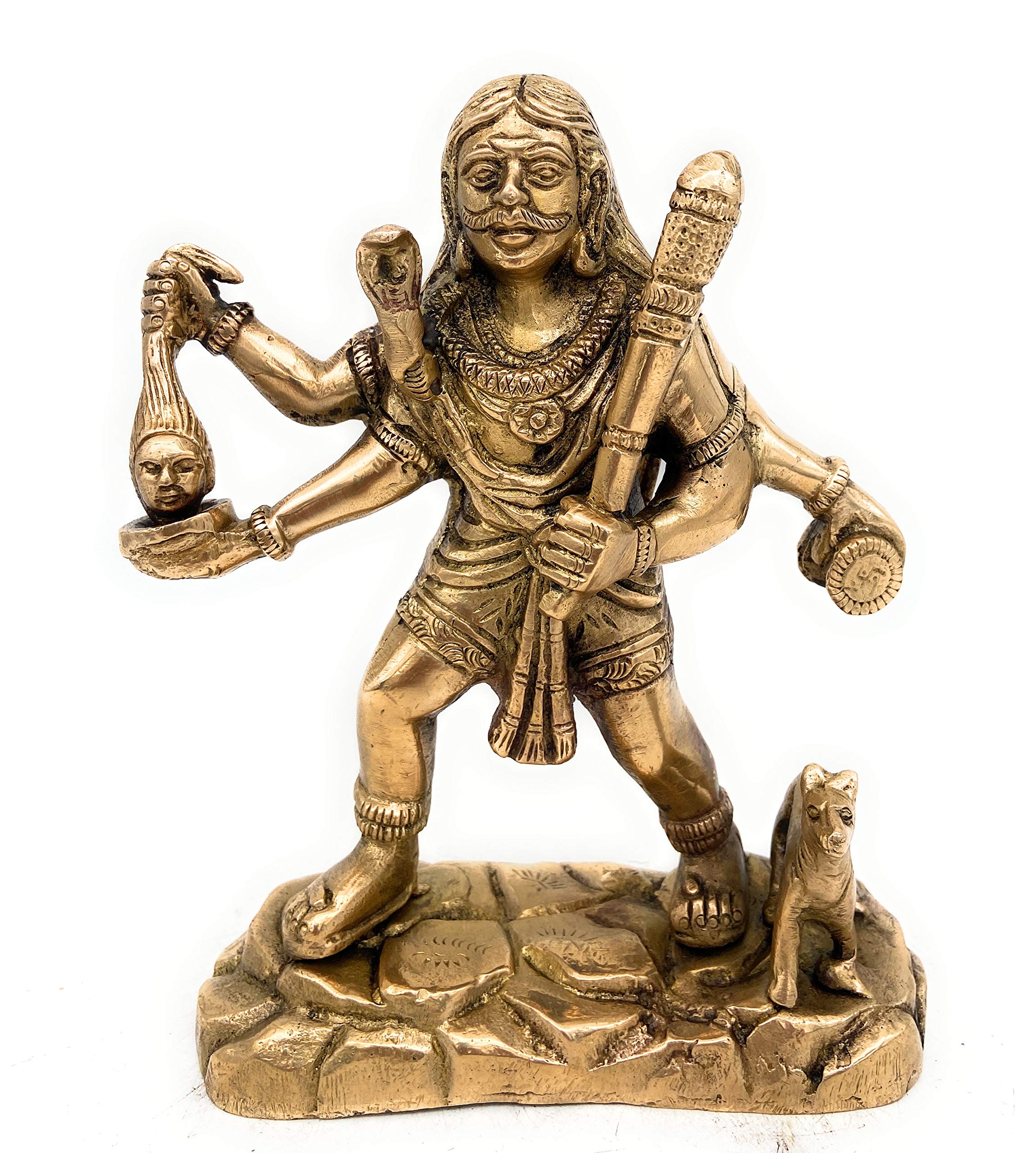 Buy Bhunes Brass Shiva Idols. Bhairav