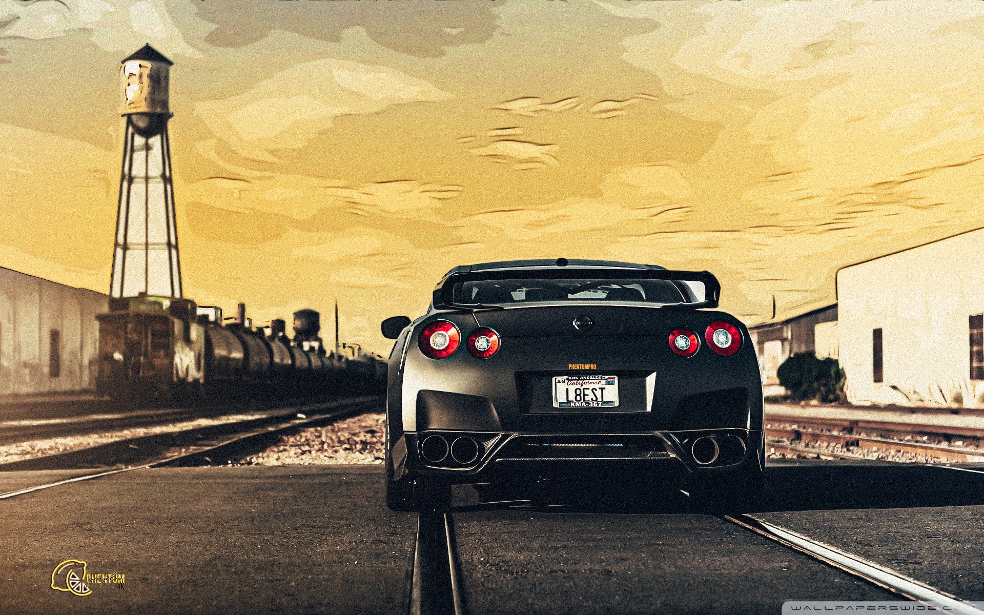 GT R Cartoon 4k Ultra HD Desktop