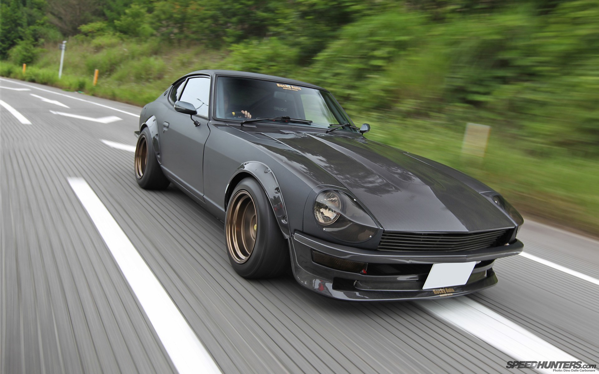 Wallpaper nissan, black, 240z, japan