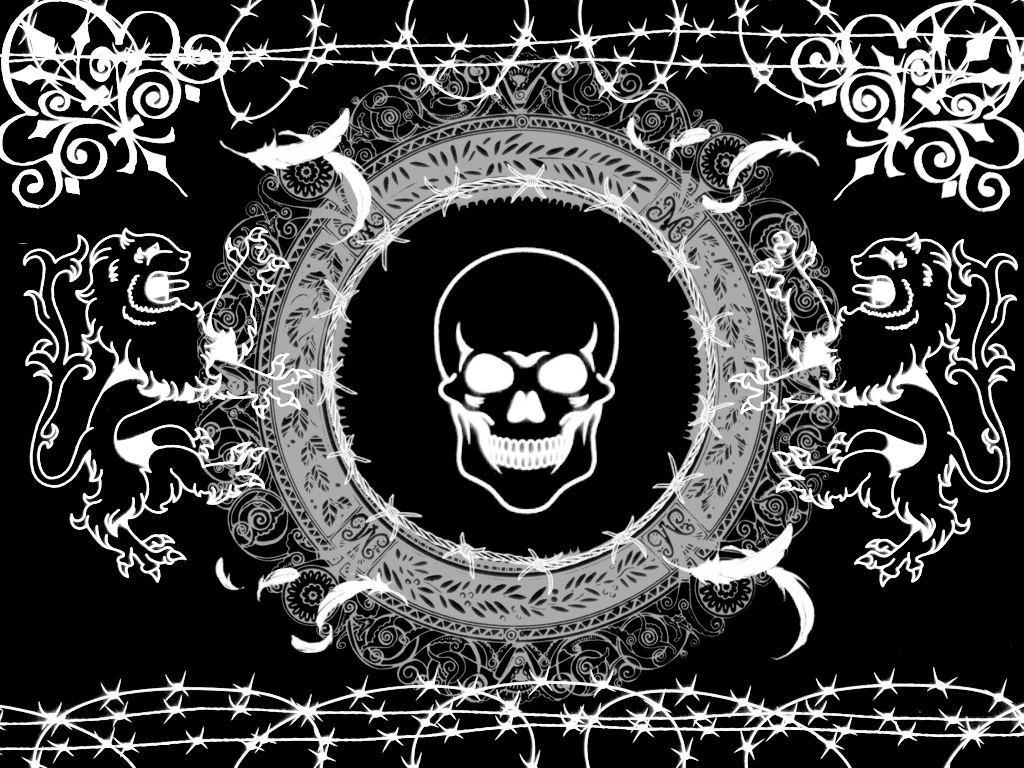 Gothic Skulls Wallpaper, Gothic