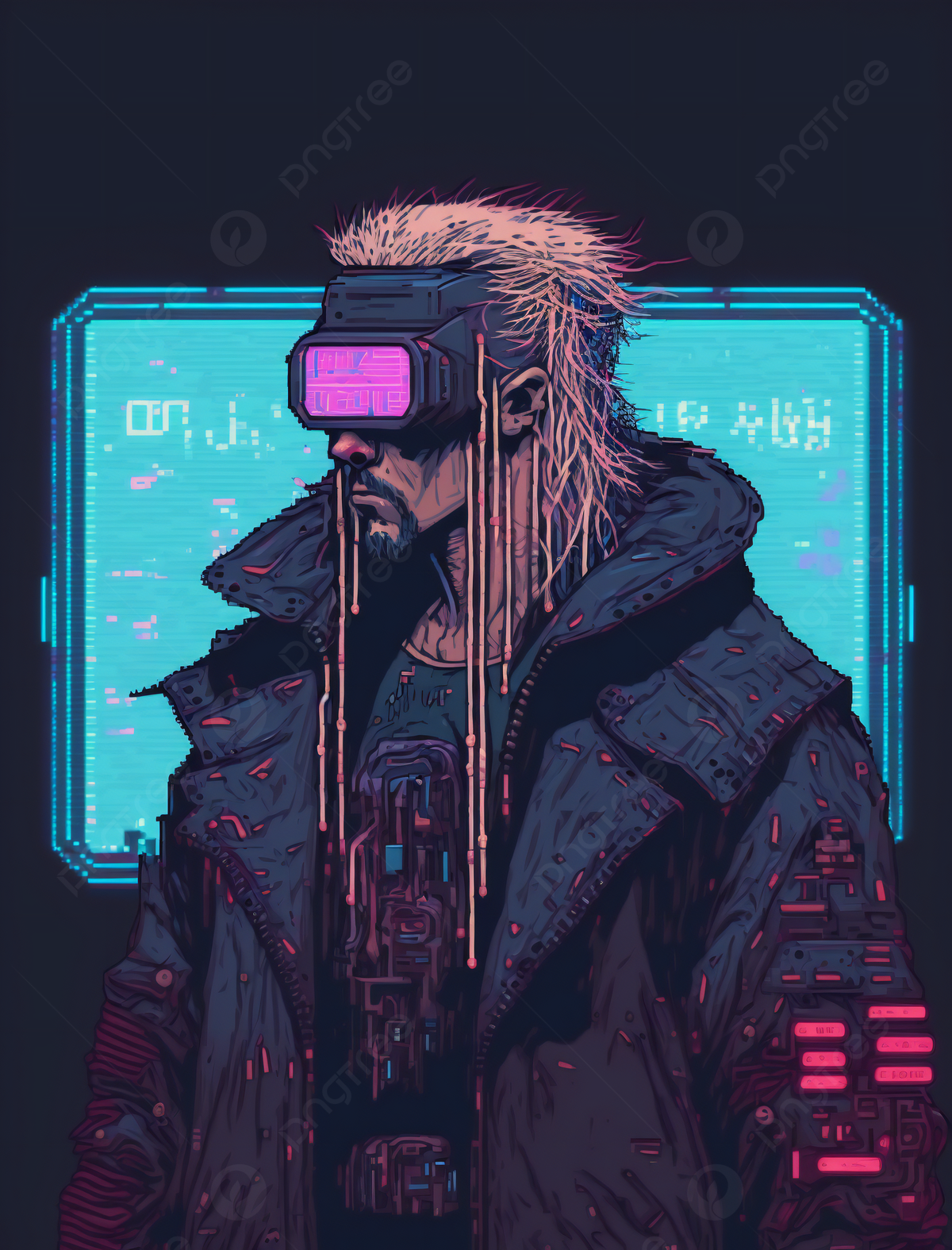 Bit Retro Game Cartoon Style