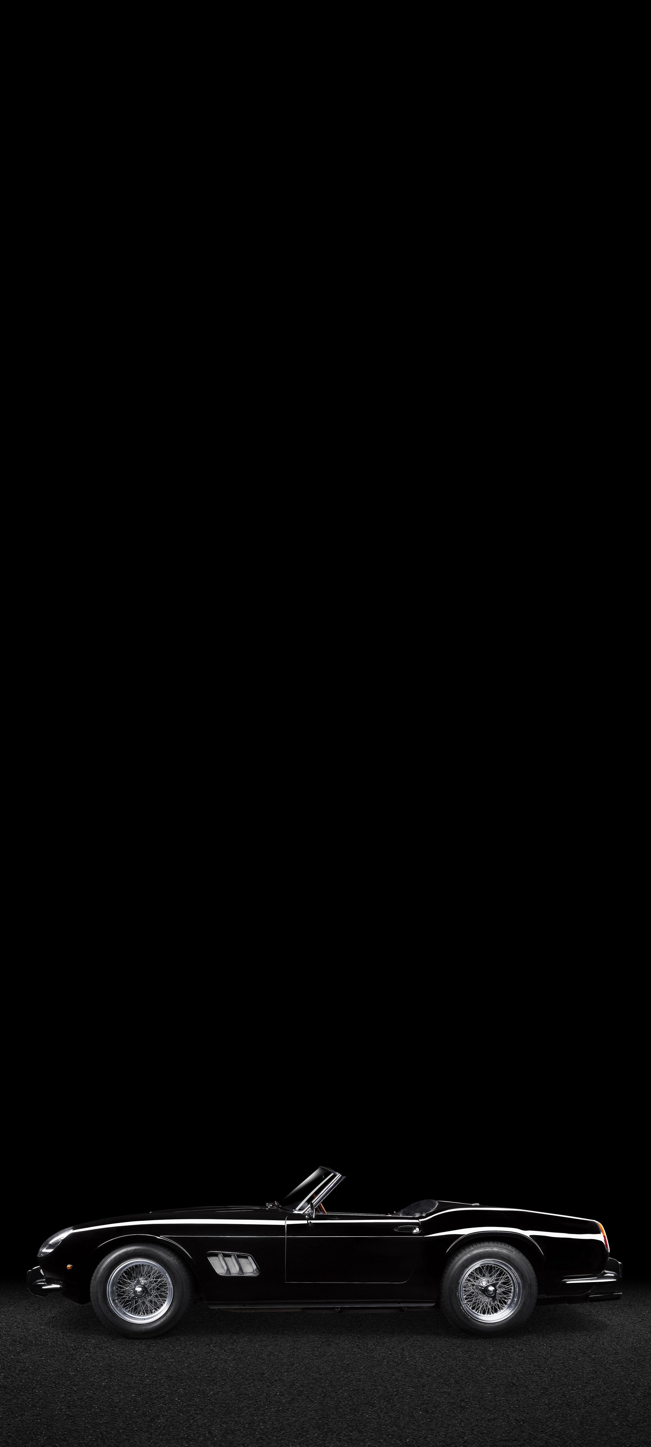 Black Ferrari Mobile wallpaper