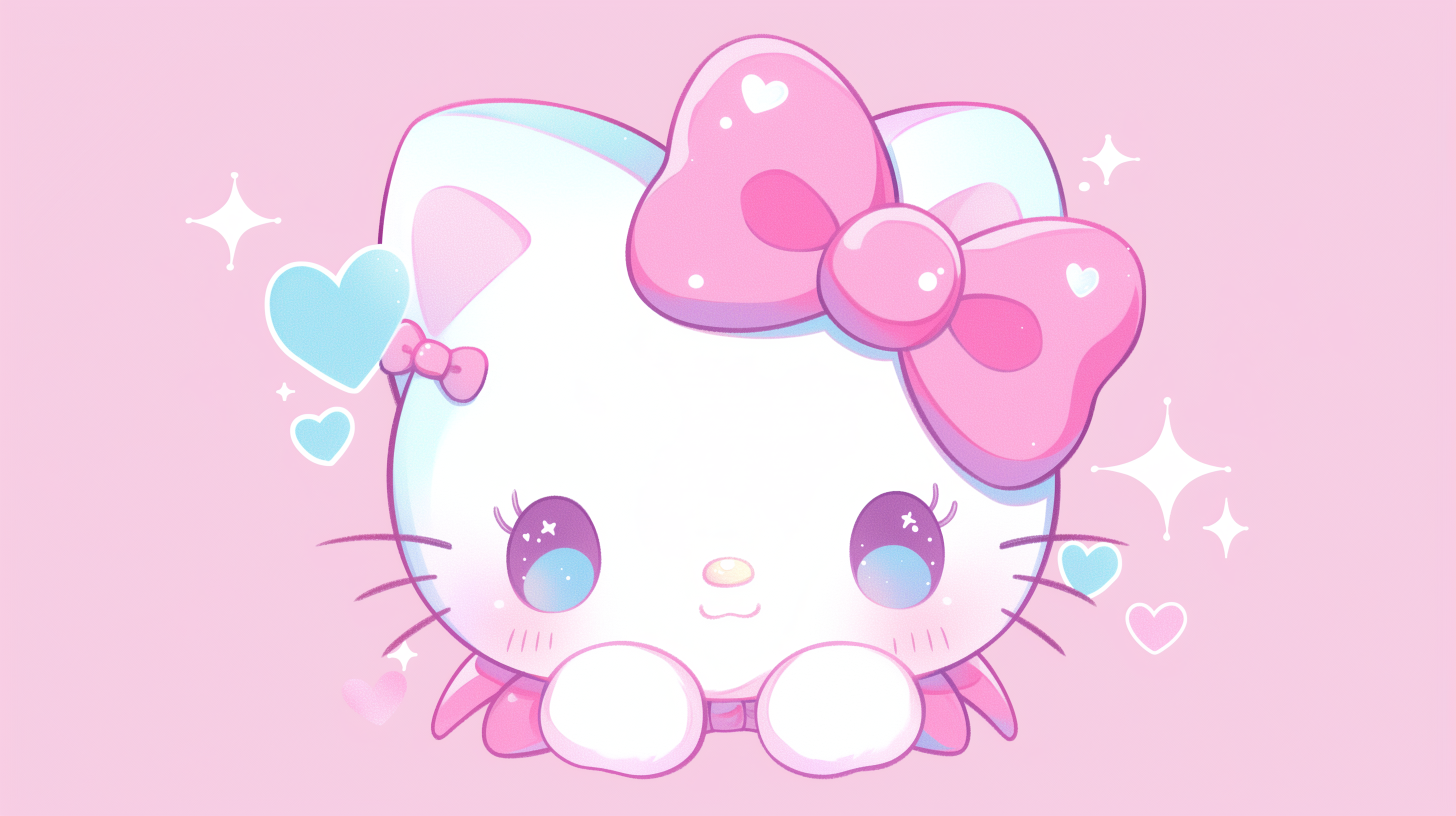 Hello Kitty Cute Pink HD Wallpaper