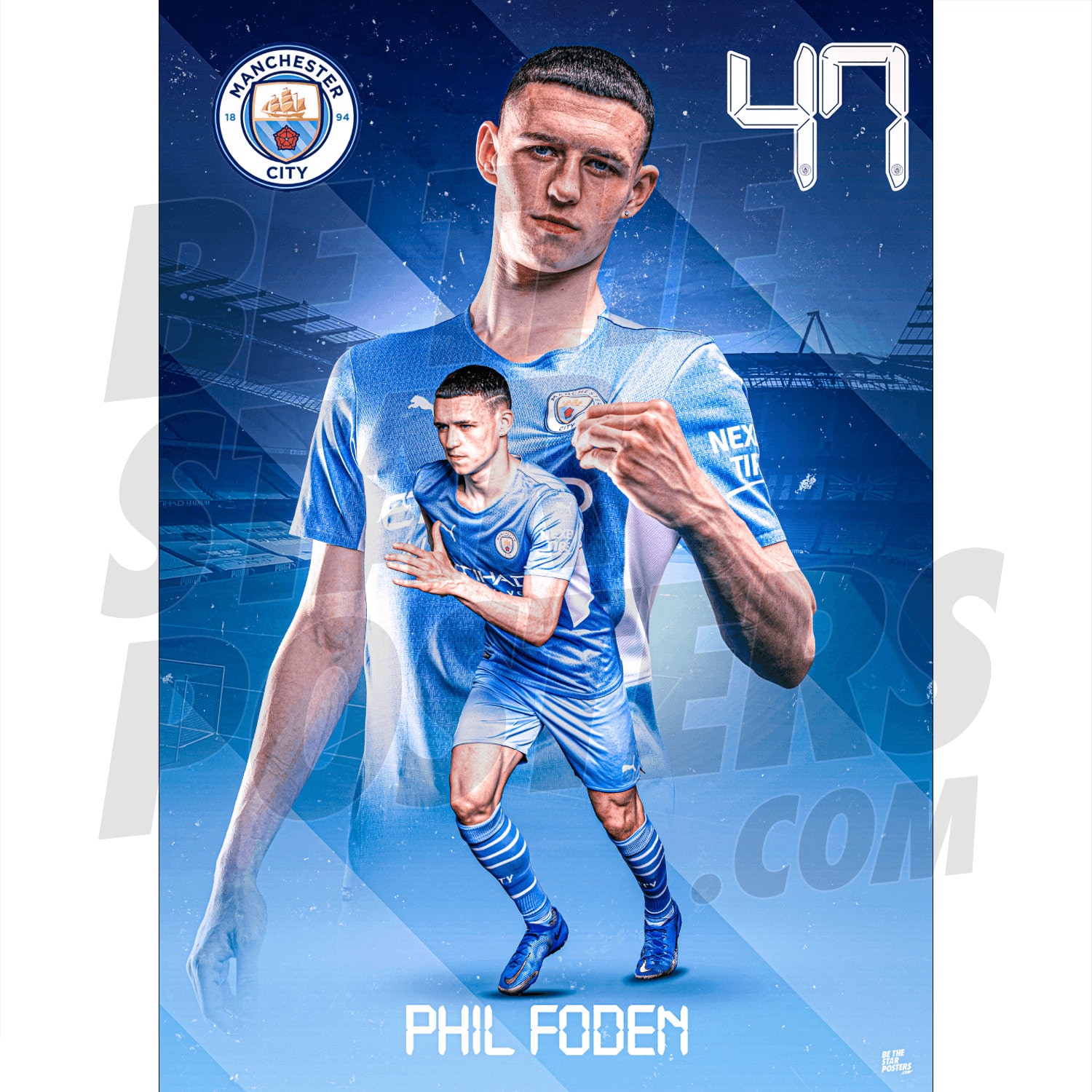 Manchester City FC Phil Foden 21 22