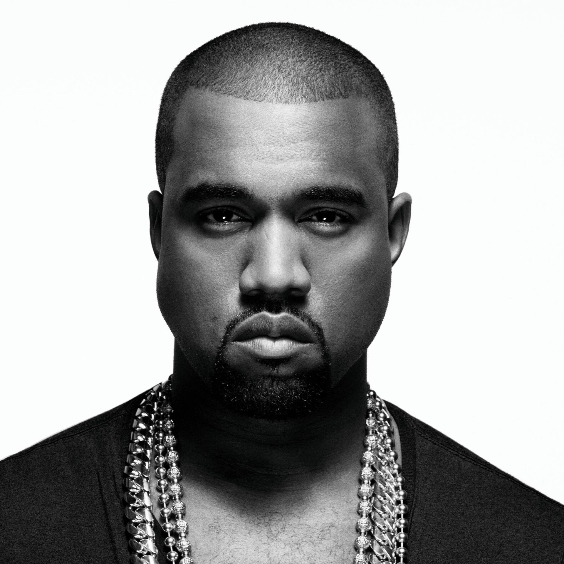Download Black And White Portrait Kanye