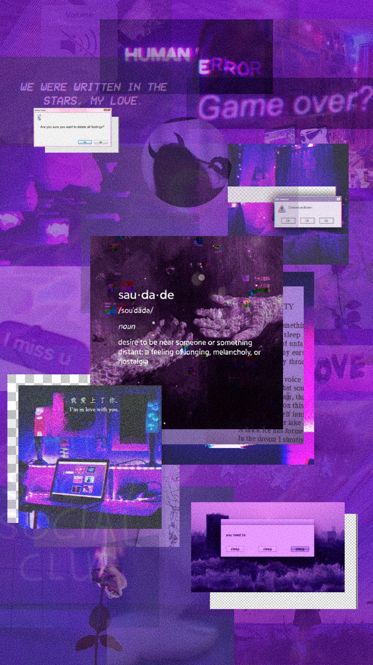 Purple wallpaper, Aesthetic wallpaper
