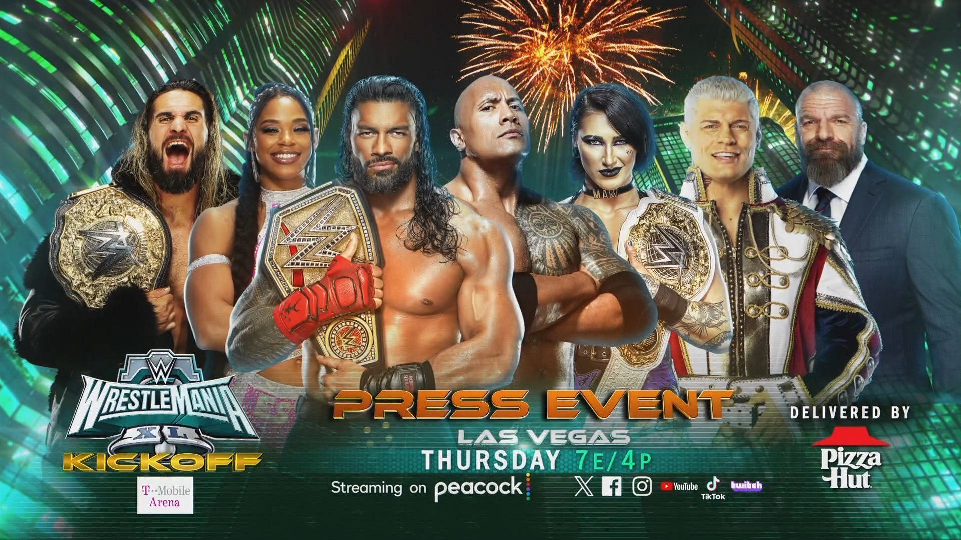 WrestleMania 40 Kickoff Press