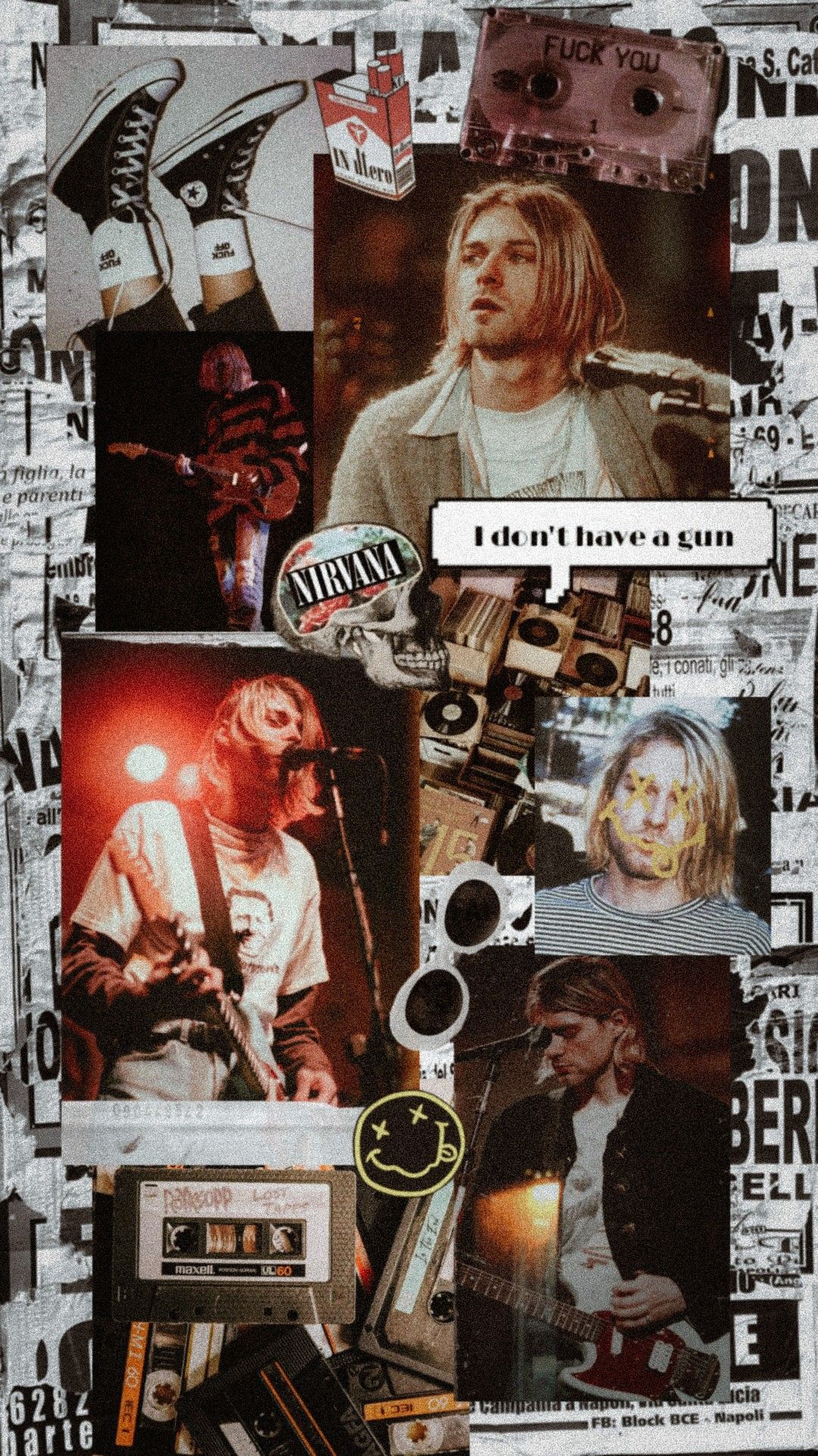 Kurt Cobain Wallpaper Aesthetic Nirvana