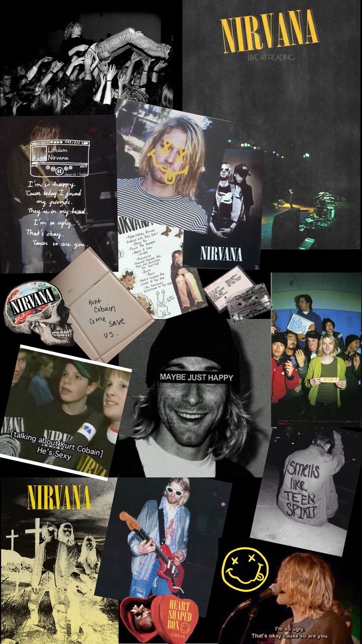 Nirvana Collage Poster